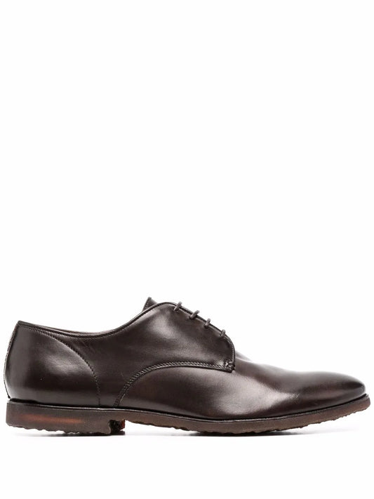 Premiata lace-up leather derby shoes