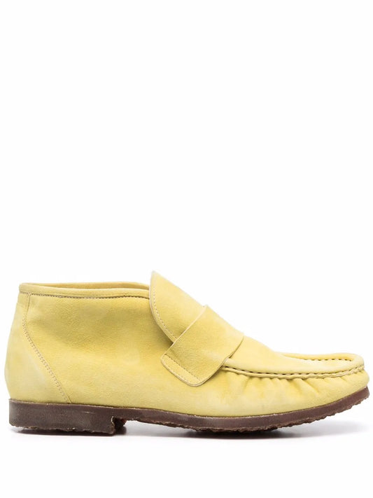 Premiata suede ankle-length loafers