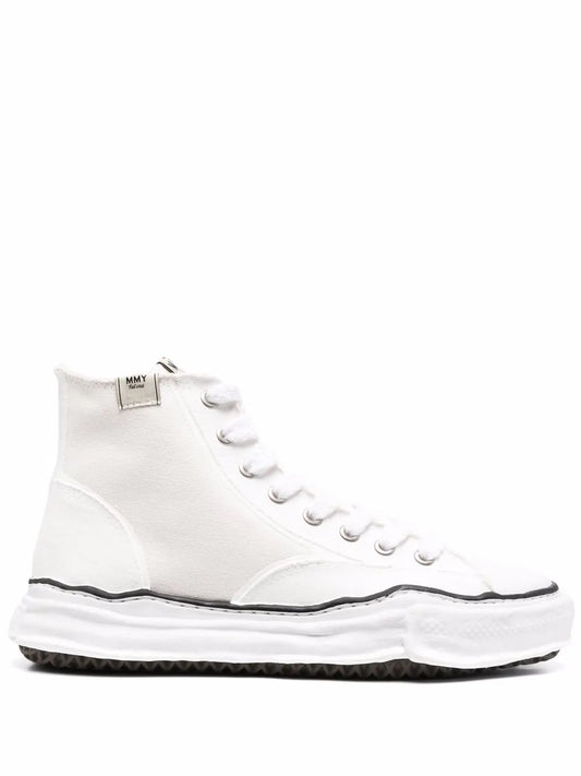 Maison MIHARA YASUHIRO high-top raw-cut sneakers
