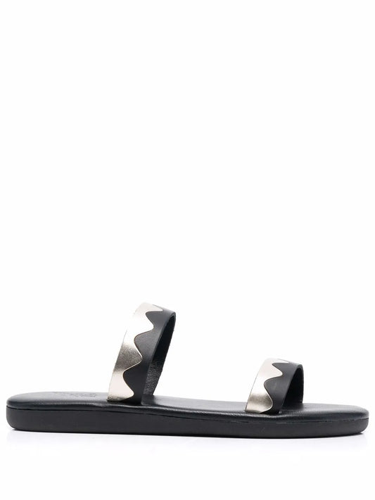 Ancient Greek Sandals Paralia zigzag-band leather sandals