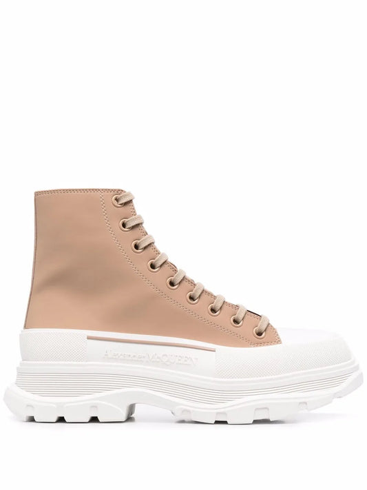 Alexander McQueen debossed-logo high top sneakers
