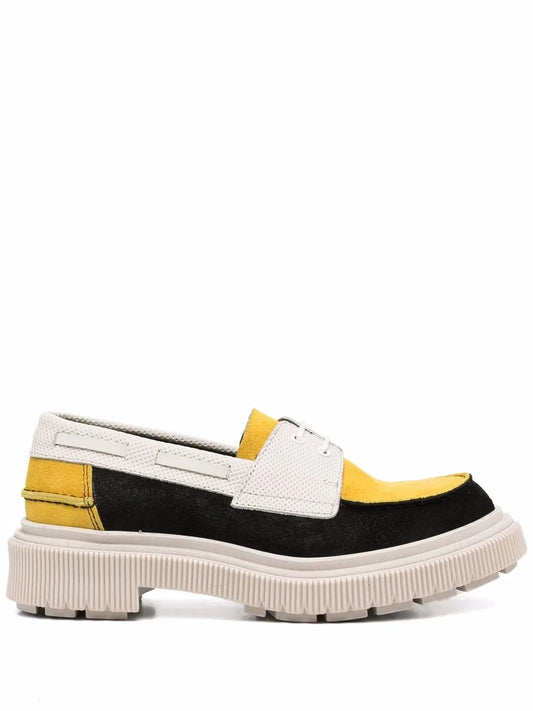 Adieu Paris panelled leather Oxford shoes
