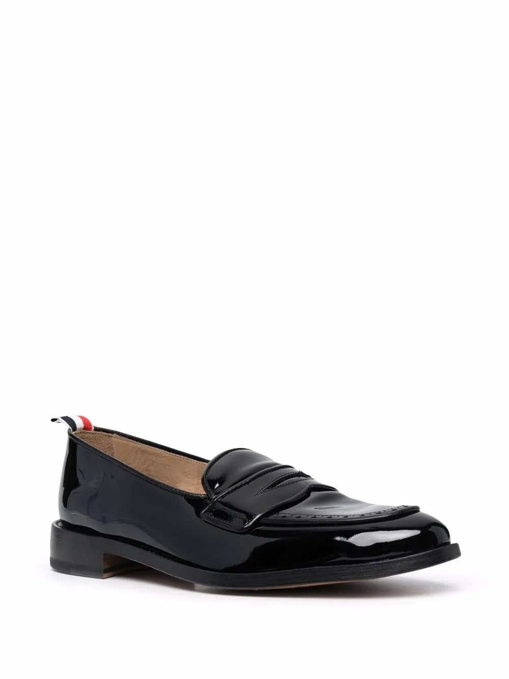 Thom Browne RWB-tag penny loafers