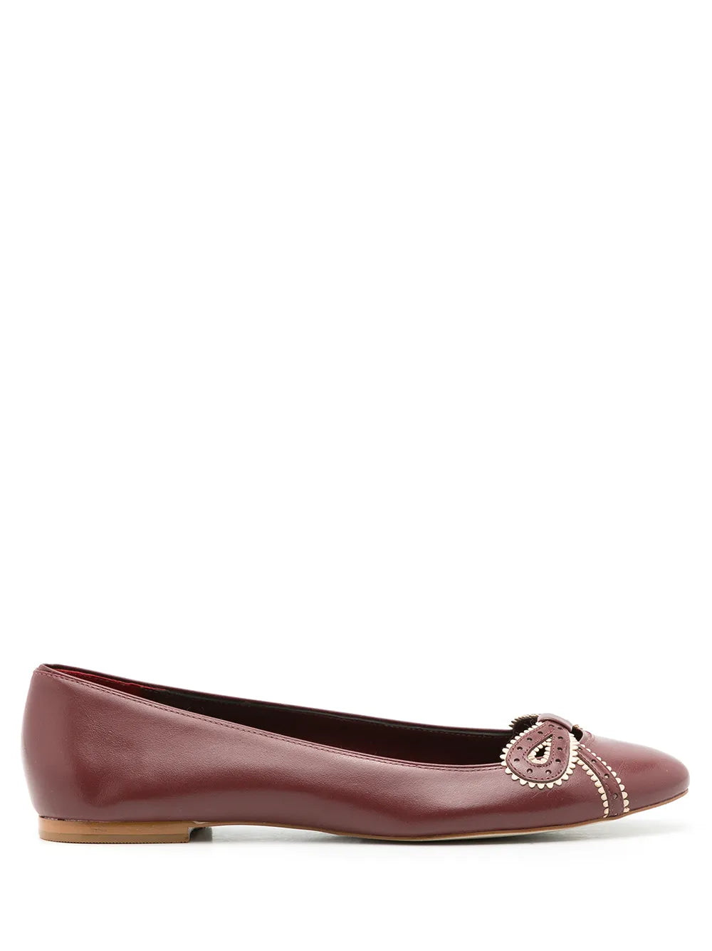 Sarah Chofakian Femelle bow-detail ballerina shoes