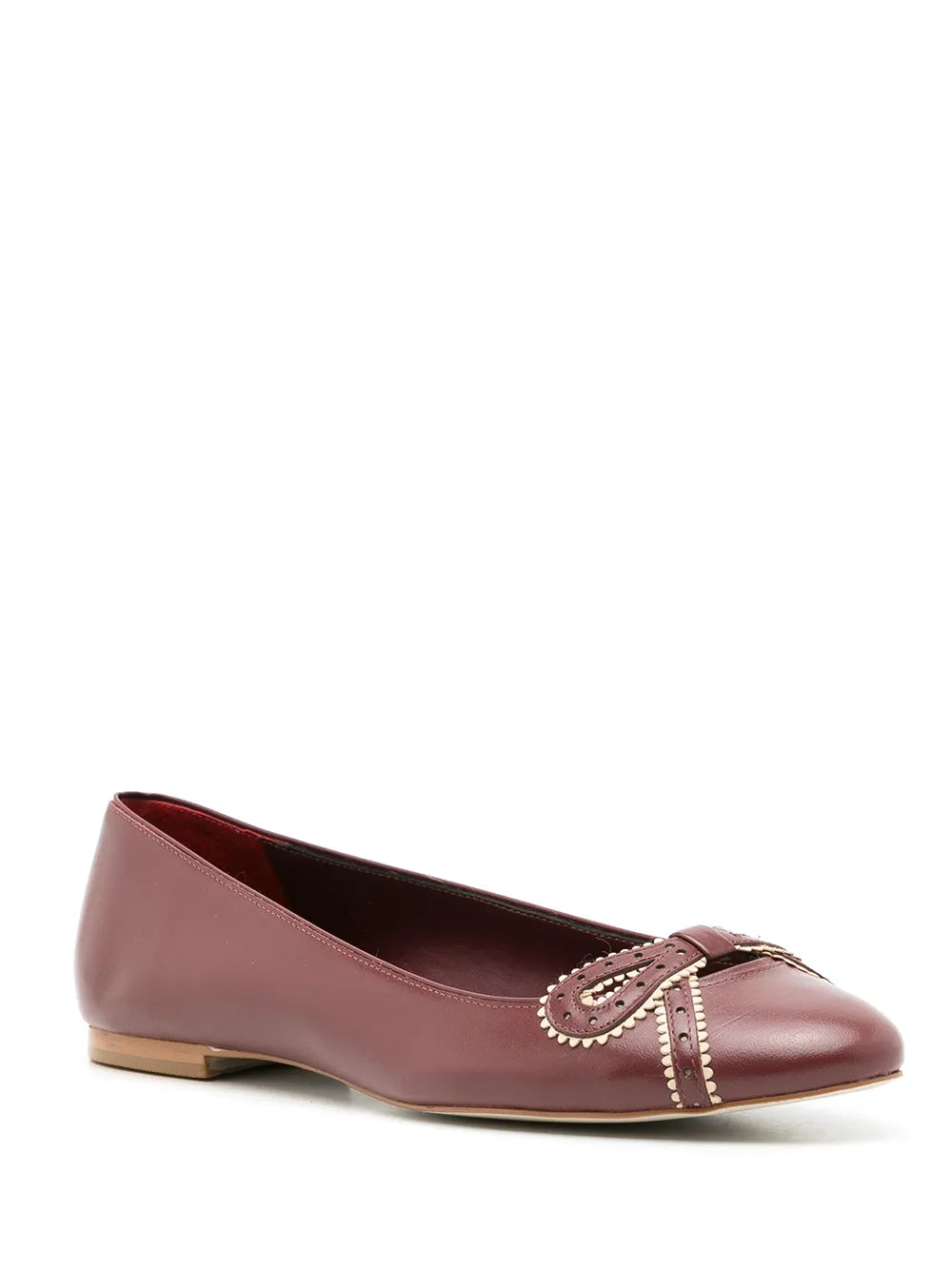 Sarah Chofakian Femelle bow-detail ballerina shoes