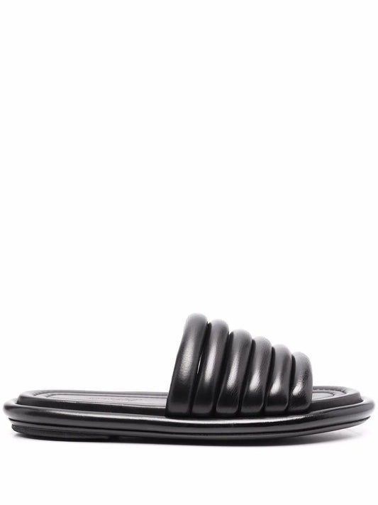Marsèll ribbed leather slides