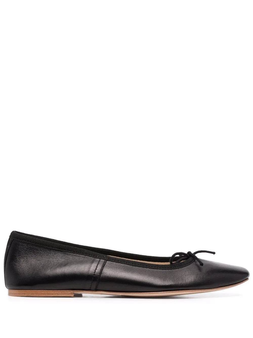 A.P.C. Leah leather ballerina shoes