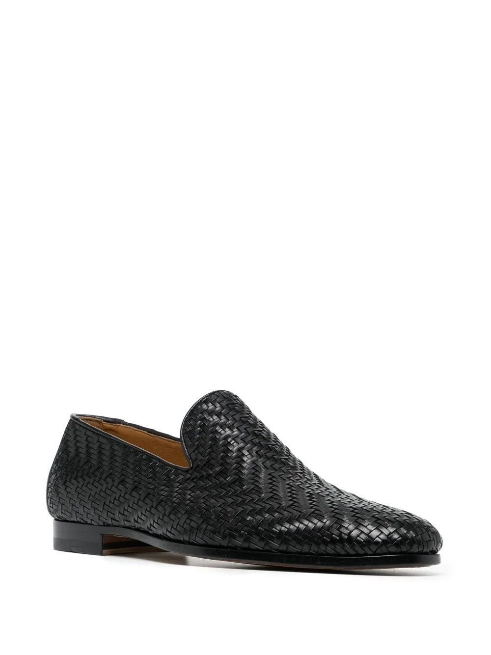Magnanni interwoven leather loafers