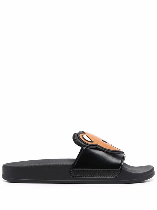 Moschino Teddy Bear motif slides
