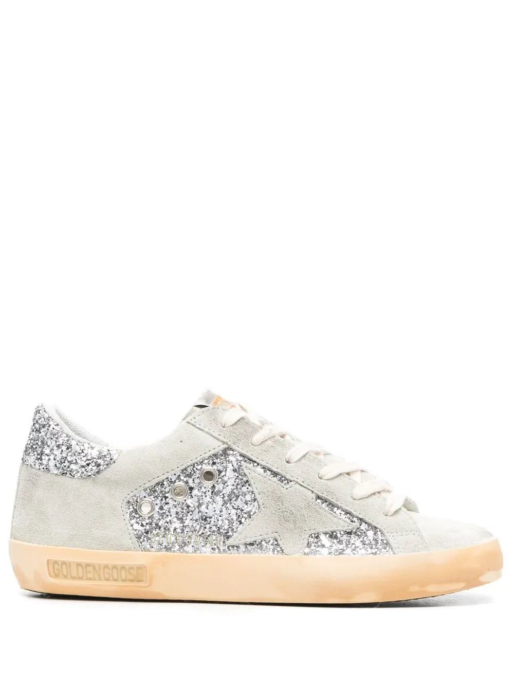 Golden Goose Super-Star glitter-detail sneakers