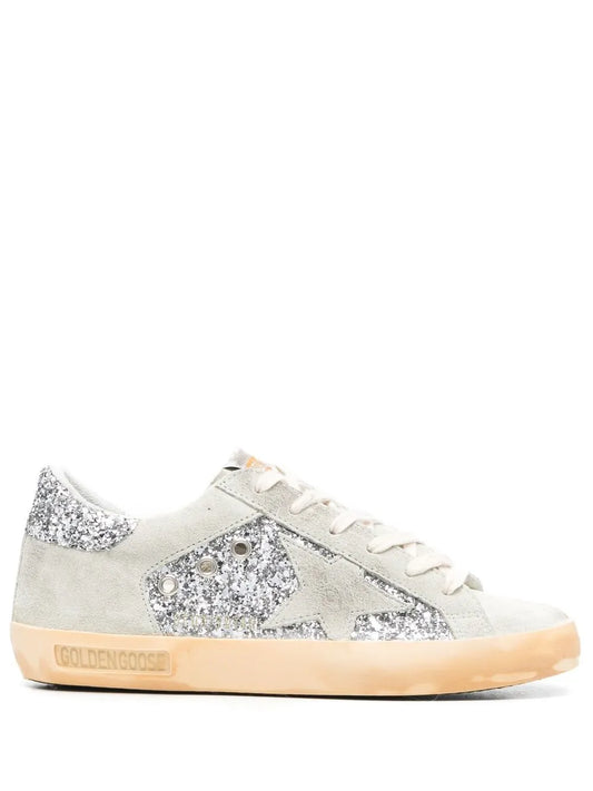 Golden Goose Super-Star glitter-detail sneakers