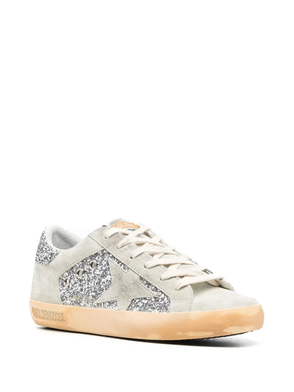 Golden Goose Super-Star glitter-detail sneakers