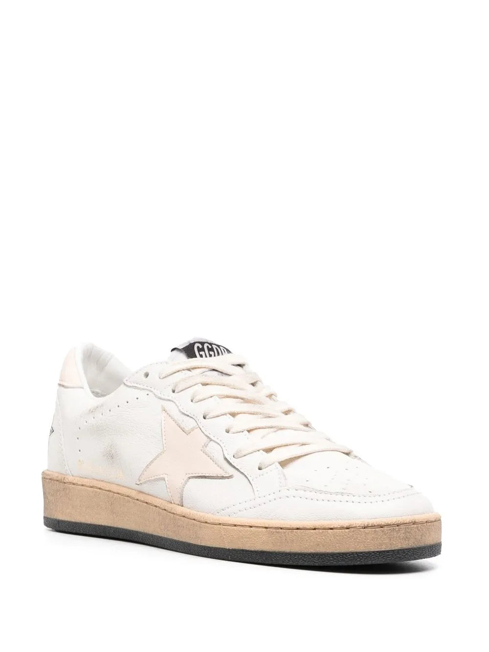 Golden Goose White Ball Star Low-Top Sneakers