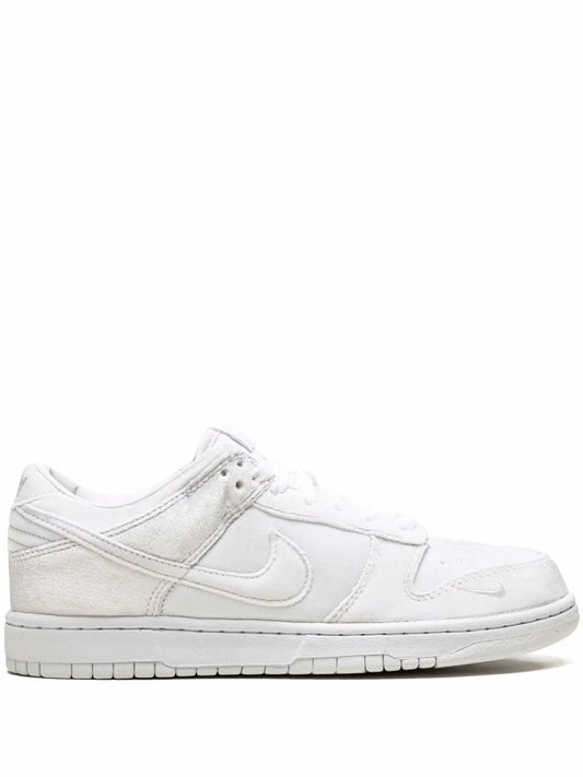 Nike x Dover Street Market Nike Dunk Low "Triple White Velvet" sneakers