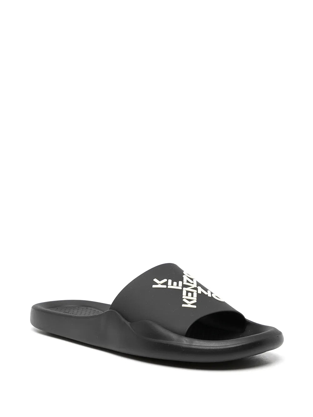 Kenzo cross-logo rubber sliders