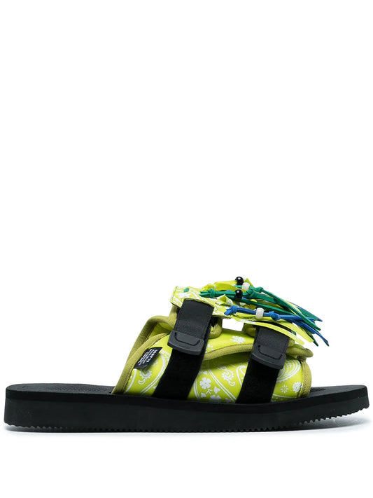 Suicoke MOTO-Cab fringed slides