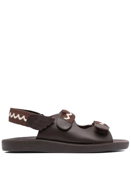 Ancient Greek Sandals Olympos touch-strap leather sandals