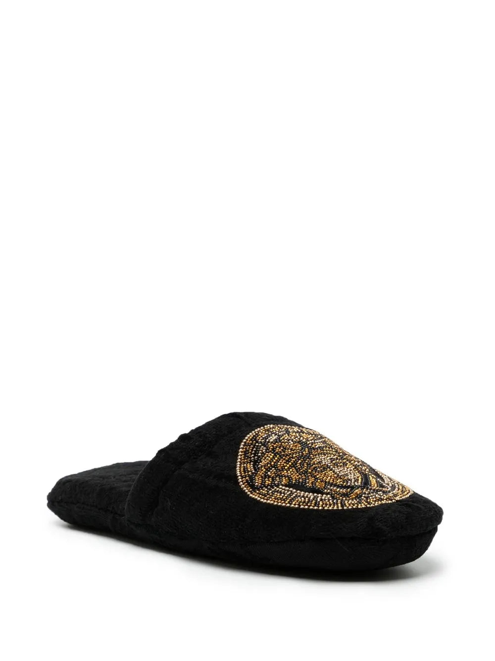 Versace Medusa studded slippers