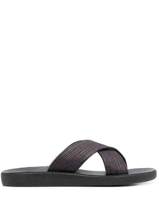 Ancient Greek Sandals Kritonas Comfort cross-strap slides