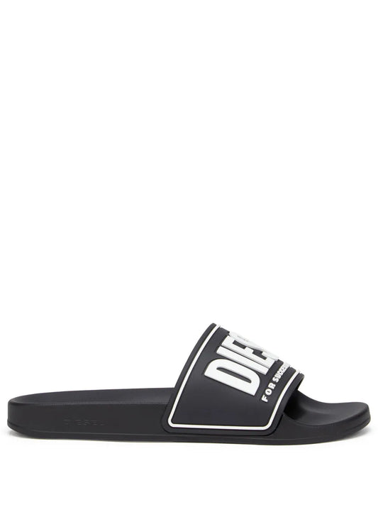 Diesel Sa-Mayemi Cc logo-embossed slides