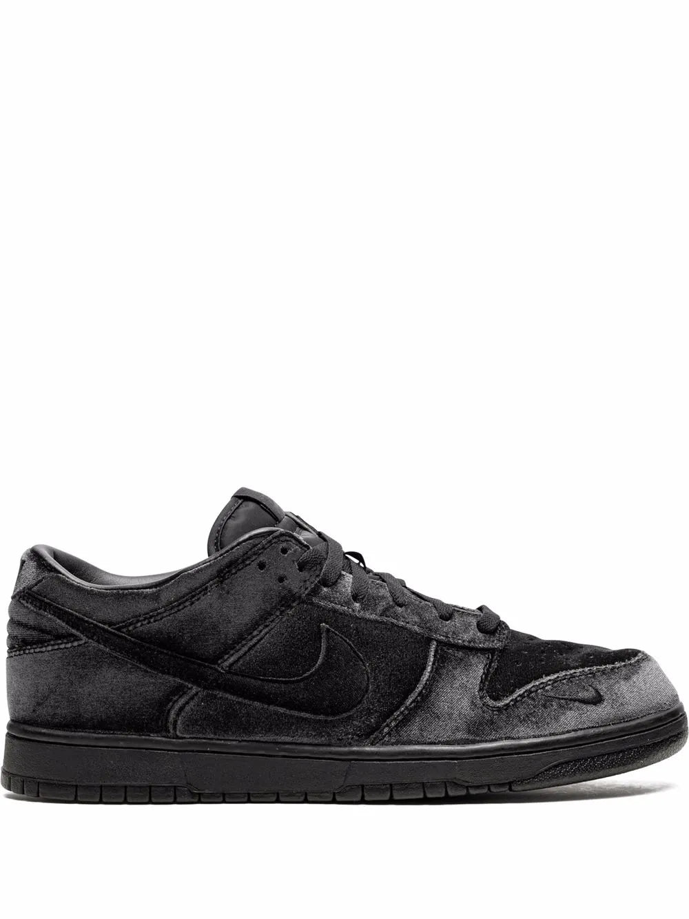 Nike x Dover Street Market Dunk Low "Triple Black Velvet" sneakers