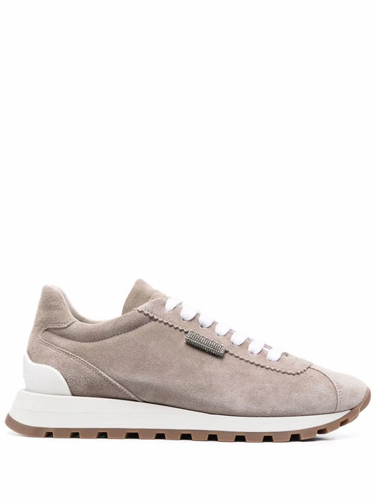 Brunello Cucinelli low-top suede sneakers 