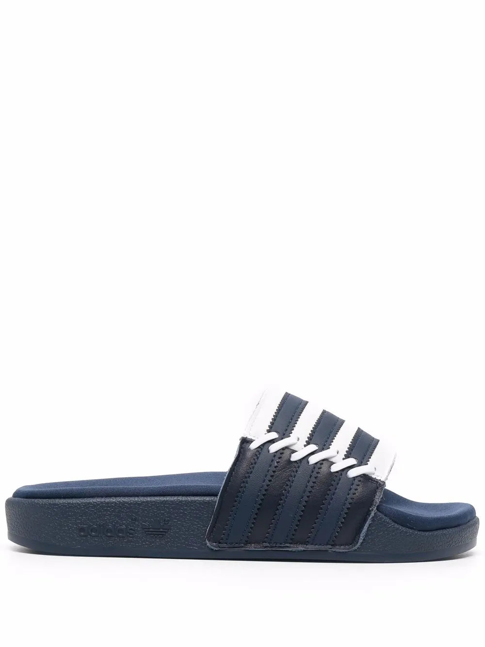 adidas stripe-print pool slides