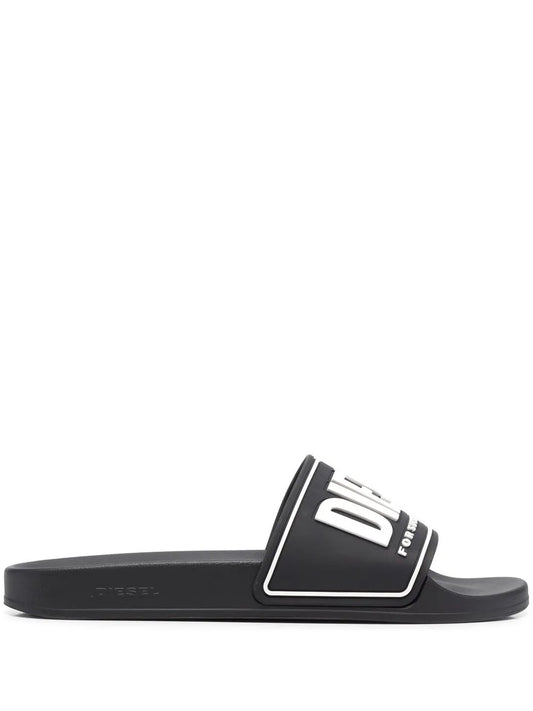 Diesel Sa-Mayemi Cc W logo-embossed sildes