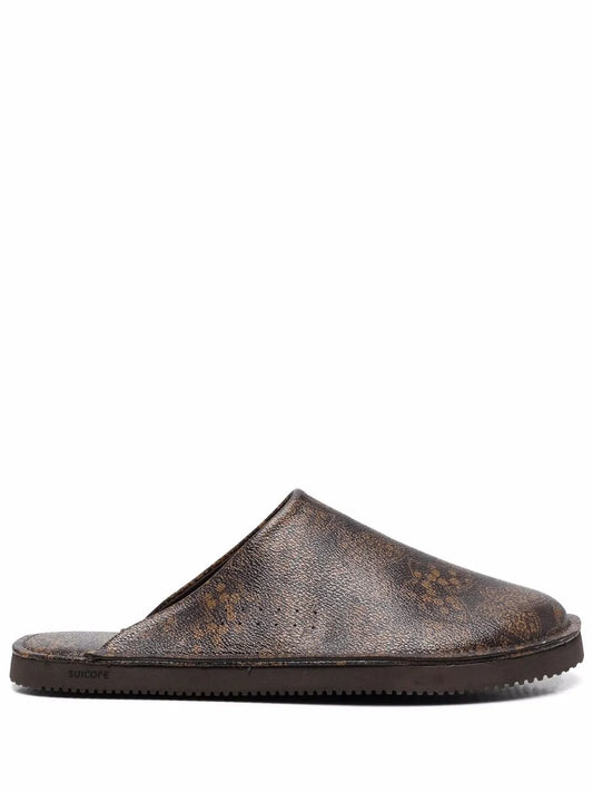 Suicoke butterfly-print slippers