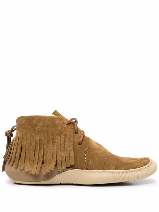 visvim fringed suede desert boots