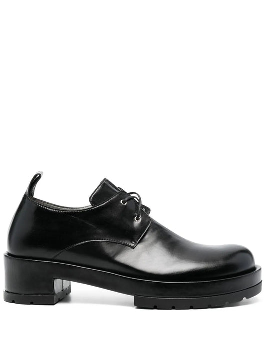 SAPIO lace-up leather derby shoes
