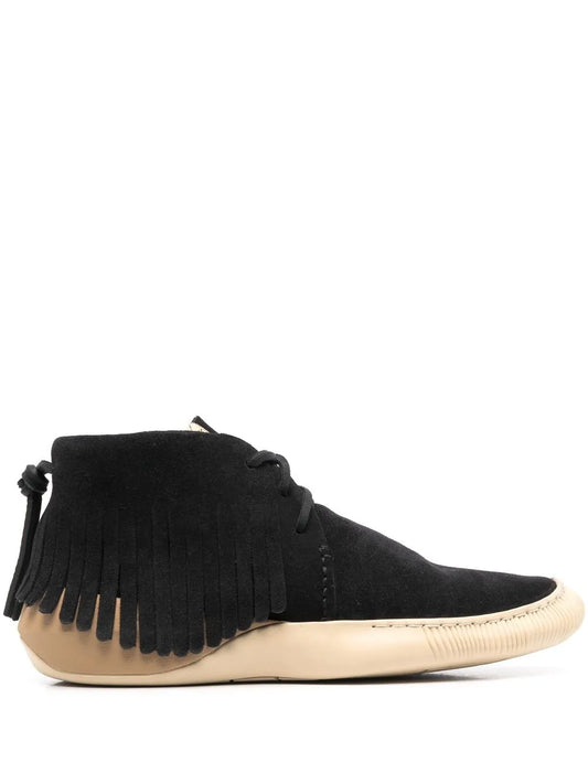 visvim fringed suede desert boots