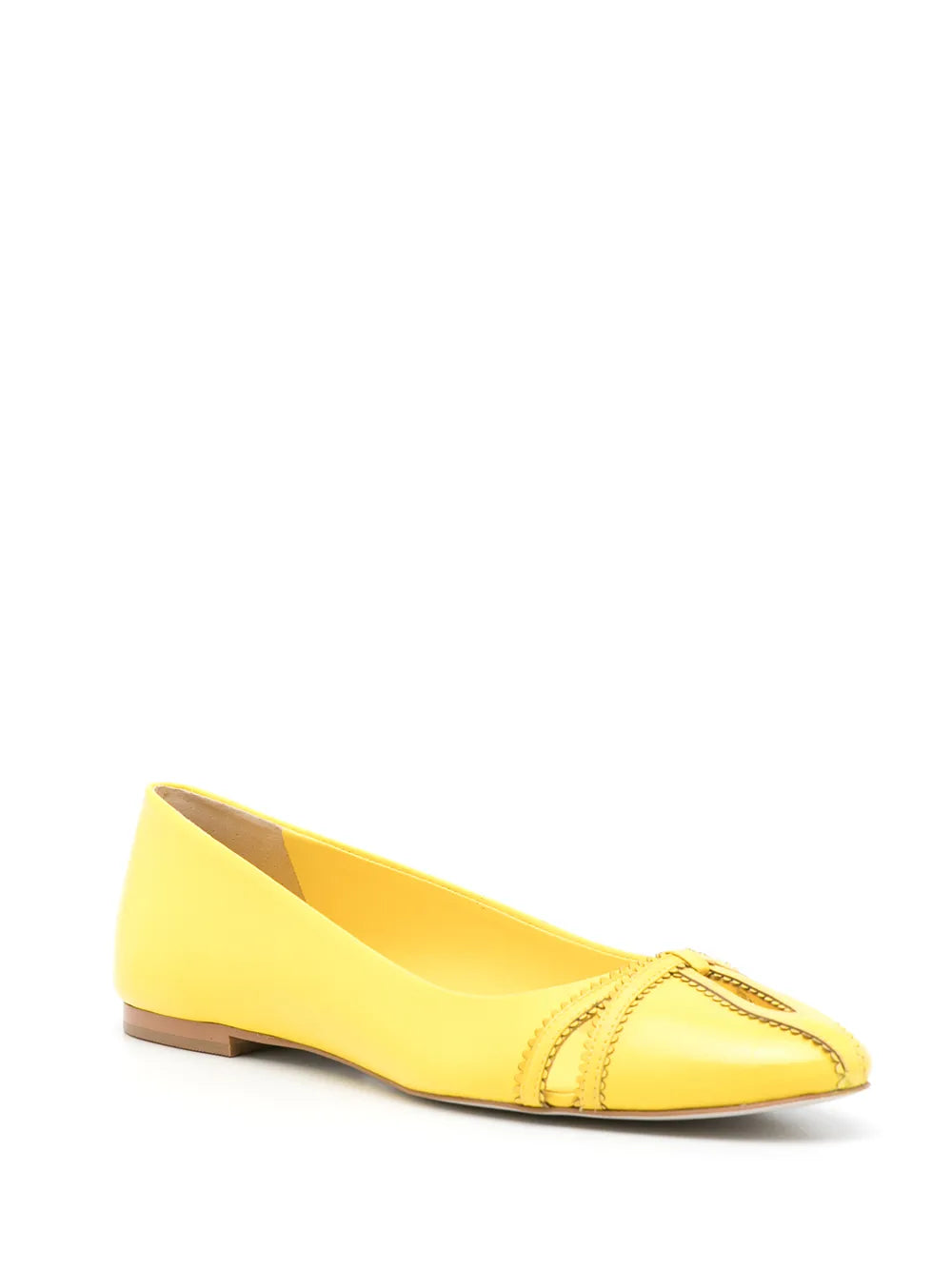 Sarah Chofakian Pati leather ballerina shoes 
