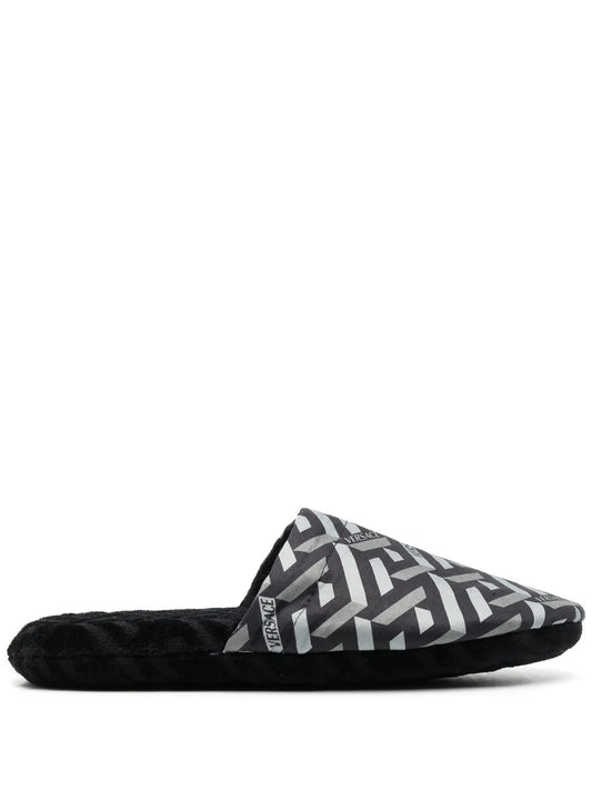 Versace La Greca lounge slippers