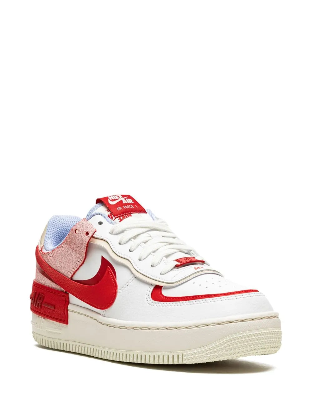 Nike Air Force 1 Low Shadow "Red Cracked Leather" sneakers