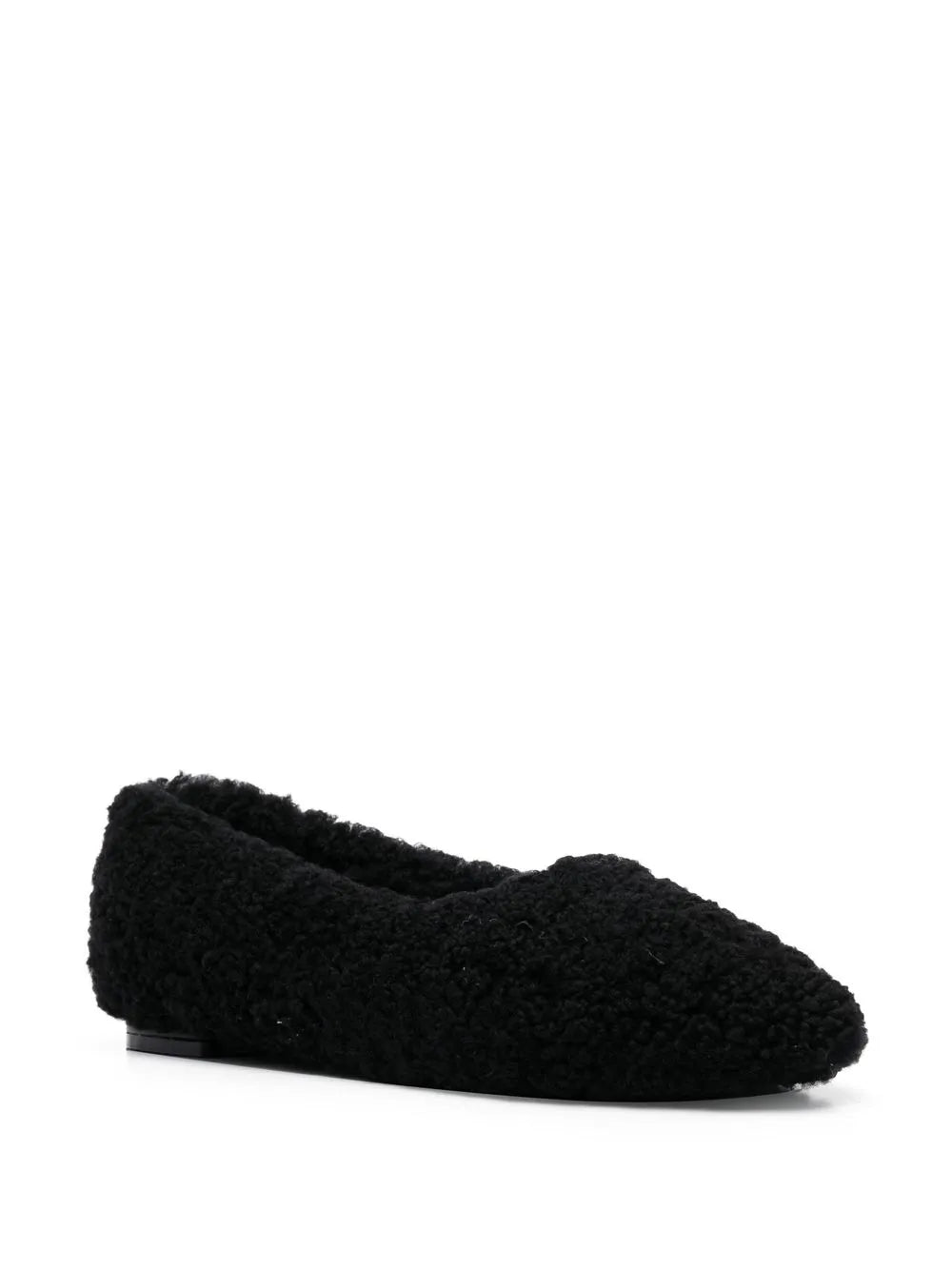 Age of Innocence Zuri shearling ballerina shoes
