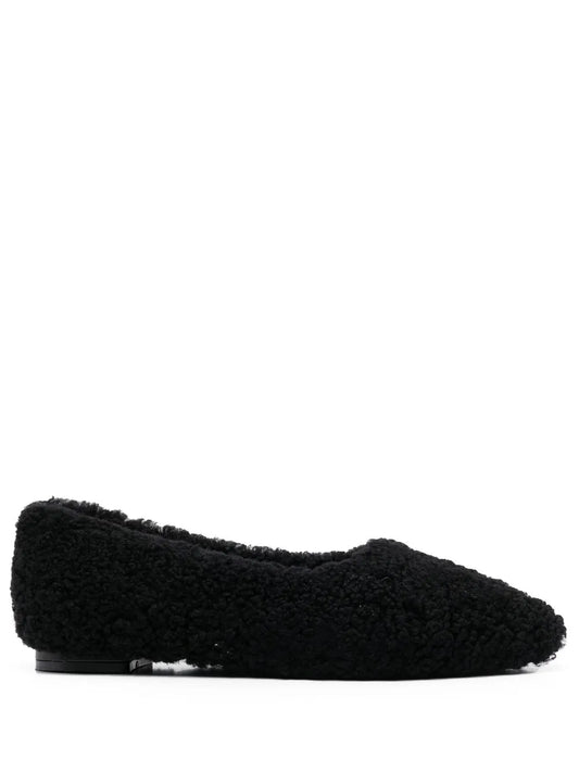 Age of Innocence Zuri shearling ballerina shoes