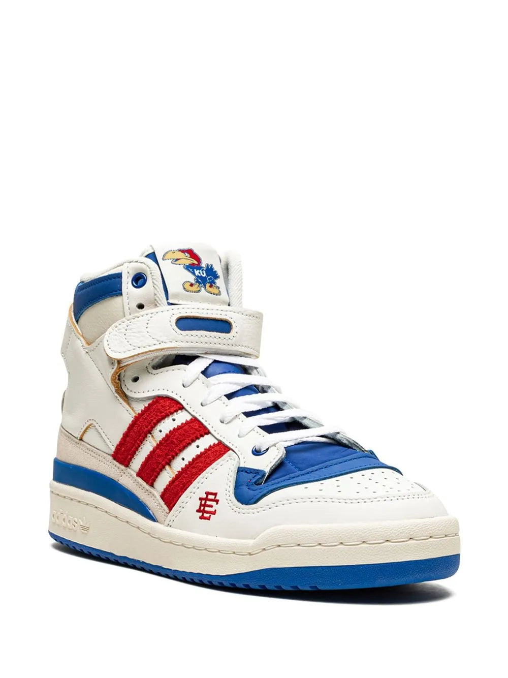 adidas x Eric Emanuel Forum 84 High "Midnight Madness/Kansas Jayhawks" sneakers