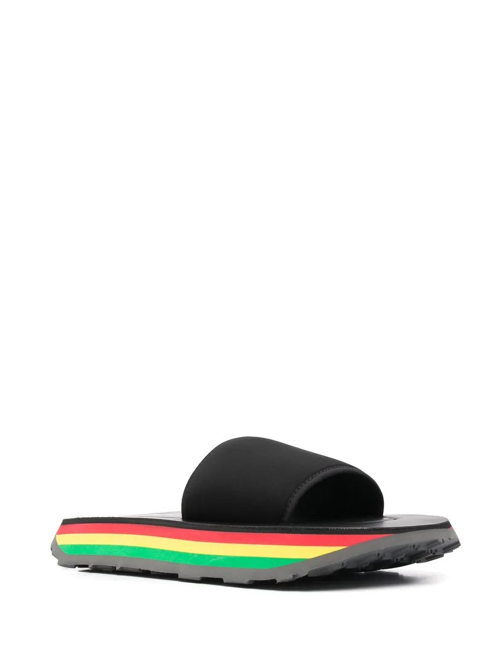 Lanvin rainbow-print sole slides