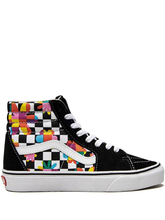 Vans Sk8-Hi "Floral Checkerboard" sneakers