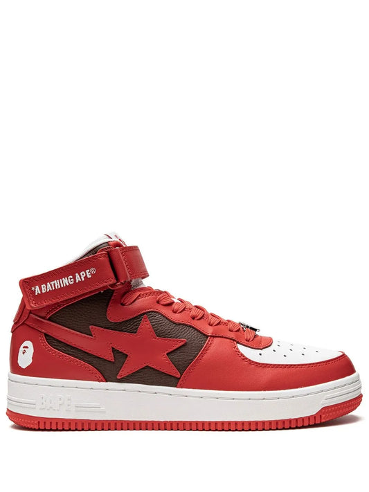 A BATHING APE® Bape Sta Mi #2 M2 "Red" sneakers