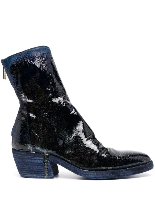 Guidi painted patent leather boots