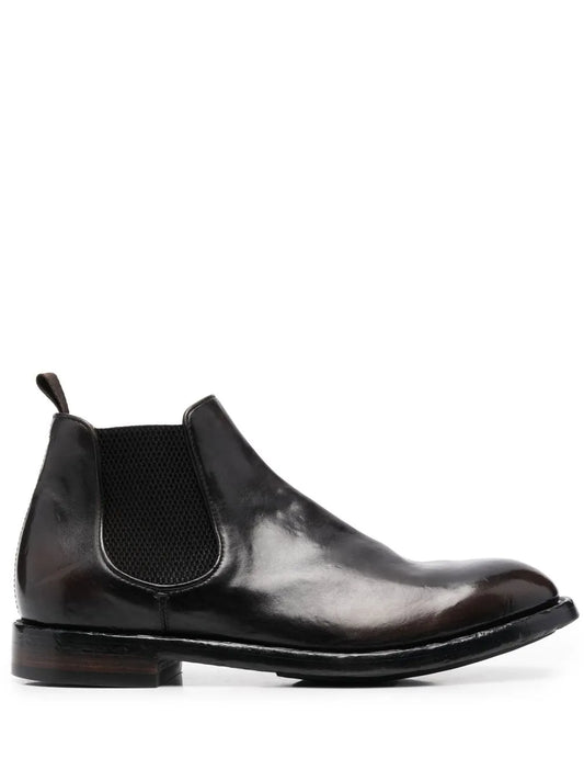 Officine Creative elasticated-panel leather boots