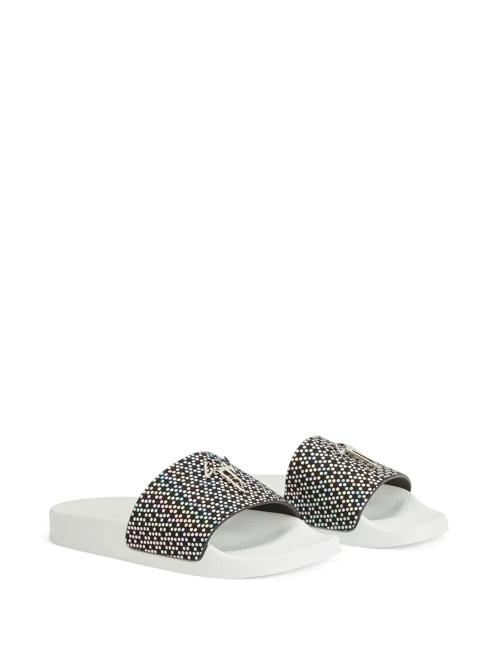 Giuseppe Zanotti Brett polka dot-print slides