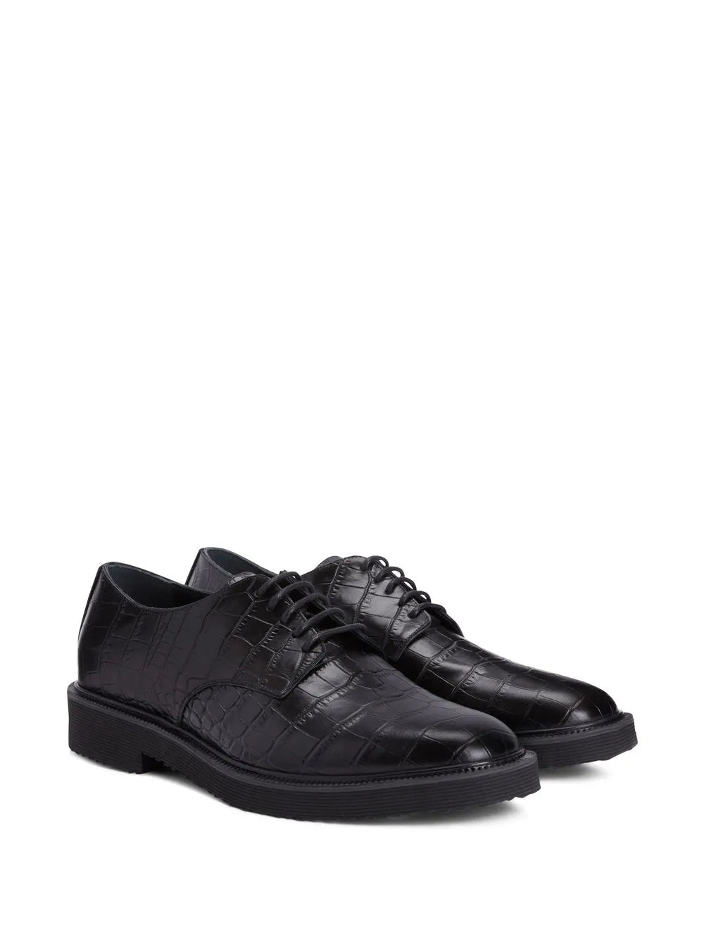 Giuseppe Zanotti crocodile-effect leather Oxfords