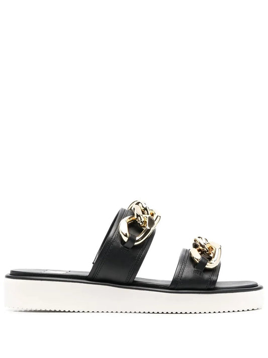 Michael Michael Kors Scarlett 30mm chain-link leather slides