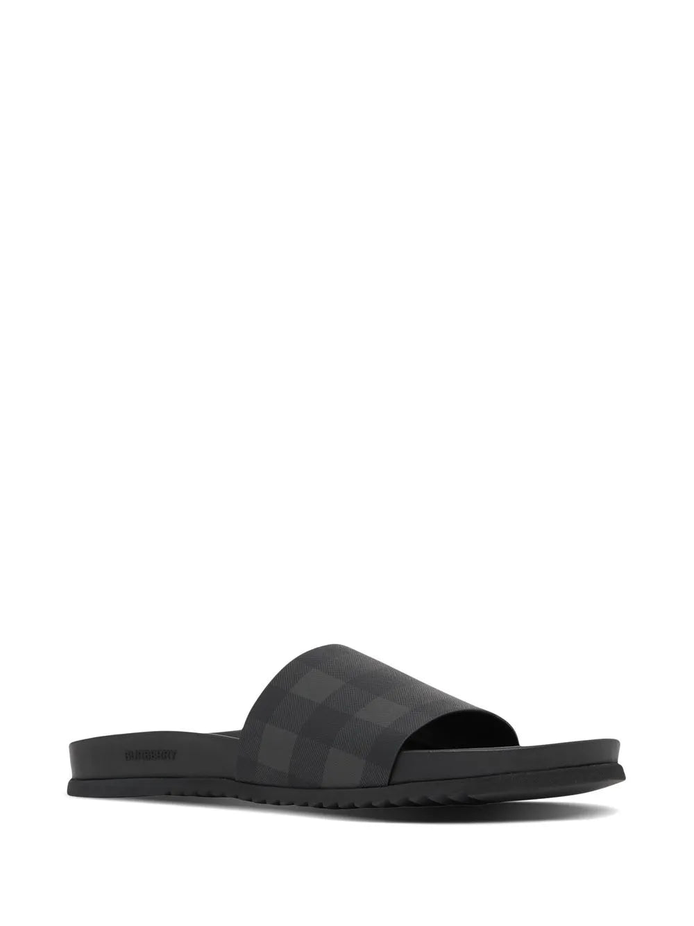 Burberry checked pool slides