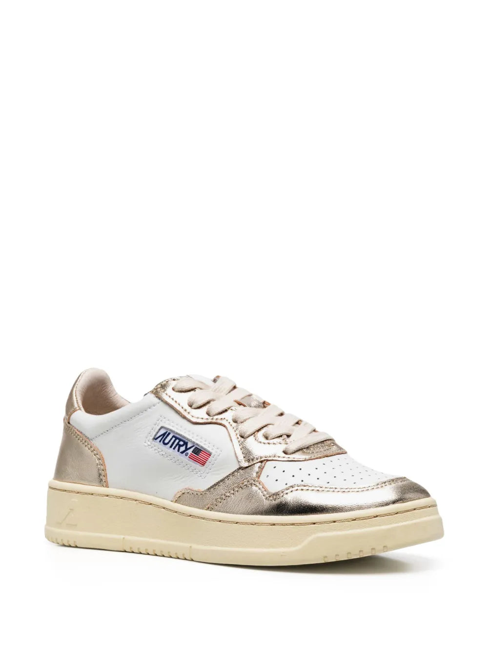 Autry logo-patch lace-up sneakers