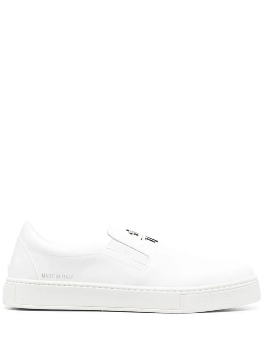 Philipp Plein logo-plaque slip-on sneakers