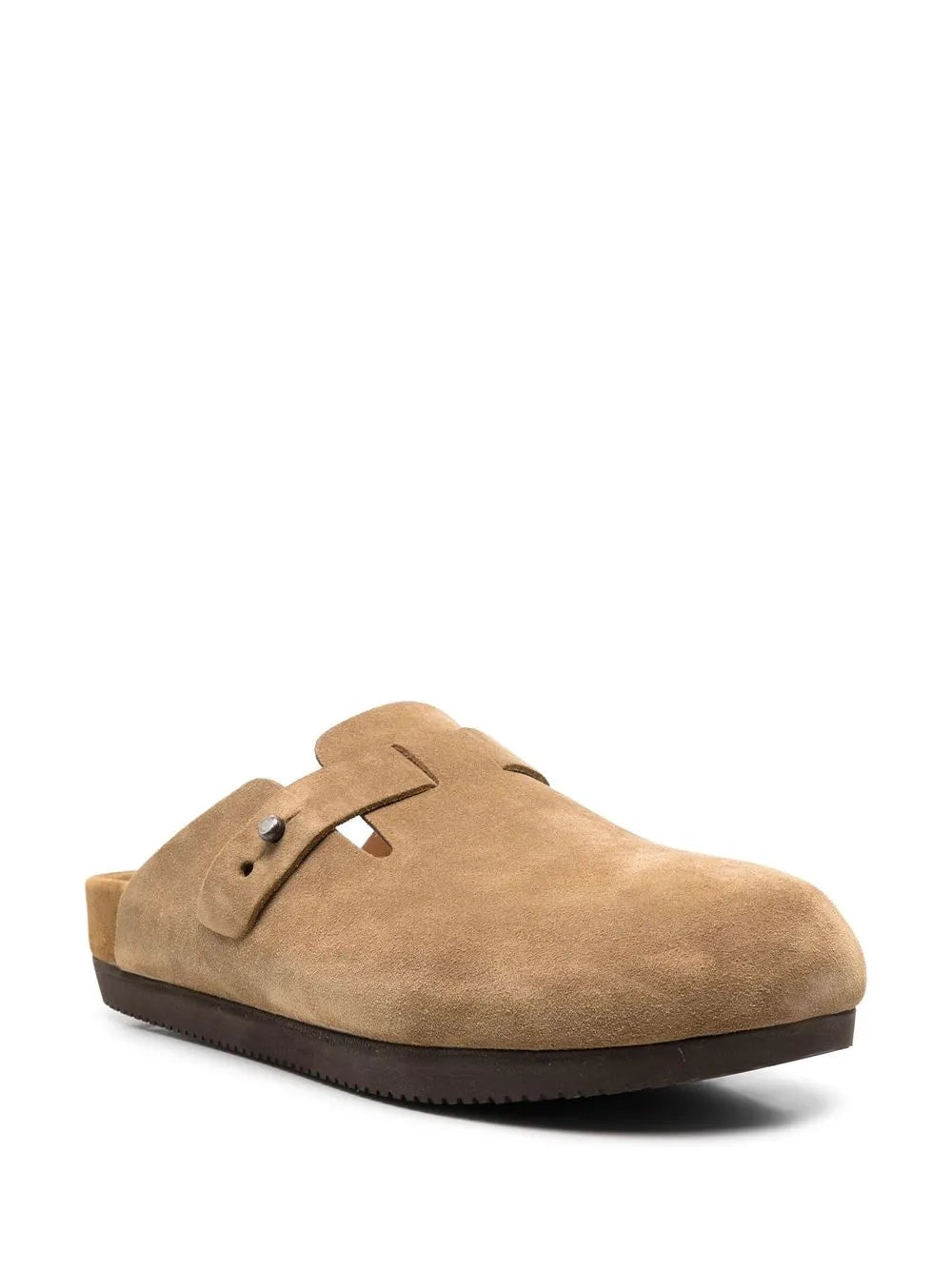 Buttero suede slip-on sandals